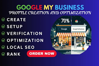 create a verified google my business profile for SEO gmb ranking