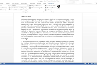 do in text citation and referencing  in the desired style using endnote
