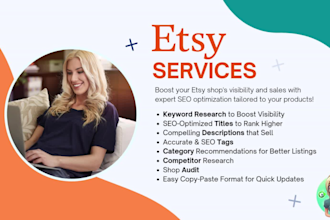 boost your etsy sales with expert SEO keyword research titles description