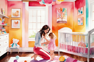 create professional children book illustration and book cover in watercolour