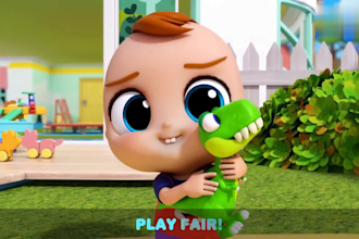 do nursery rhymes, kids content, and educational song