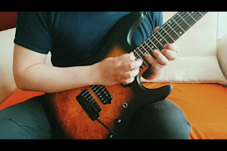 record guitar solos and riffs for your songs