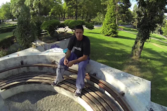 do parkour over 3 obstacles