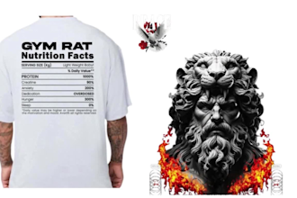 design custom and trendy gym fitness crossfit workout tshirt