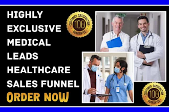 generate medical healthcare medicare health and fitness home care med spa leads