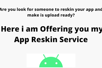 reskin, customize codecanyon android app and ios app