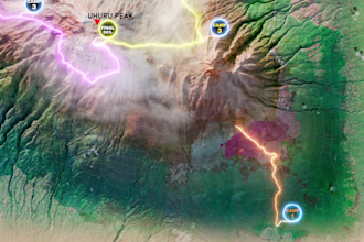 create custom 3d travel map animation