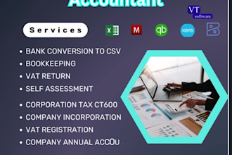 handle self assessment vat year end accounts ct600 for your UK business