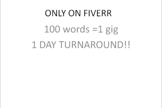 voice over 100 words in 1 day, music sync avail
