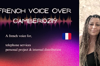be your french voiceover, telephony and private broadcasting