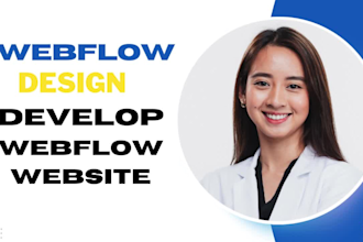 design webflow website develop
