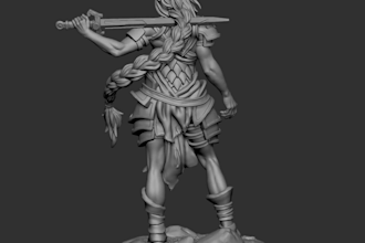 sculpt wargaming warhammer 40k 3d model miniature figurine dnd tabletop printing