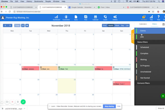 booking with google calendar and fullcalendar