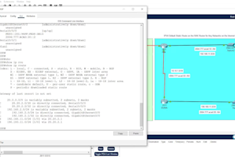 design and configure your network in cisco packet tracer