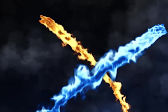 make EXPLOSIVE Dragons logo reveal