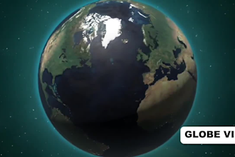 create stunning animated map, google map for videos, documentaries and youtube