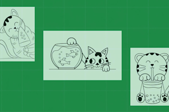 design worksheets, activity books, or posters for children