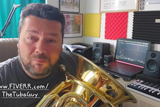 make HQ and professional tuba recording for your project