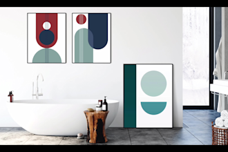 design printable boho wall art for etsy or home