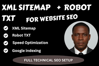 create XML sitemap, robot txt , webmaster tools