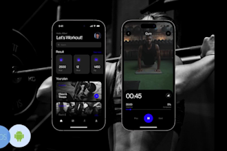 develop fitness app gym app, health and workout app fitness website gym website