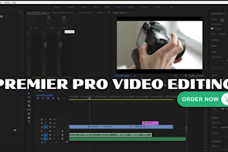 design professional custom video editing instagram youtube tiktok premier pro