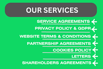 draft service agreements, sales agreements and aoa