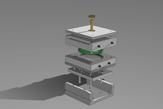 create mold design with plastic injection simulation