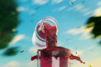 3d beverage animation video product rendering amazon cgi product video ads model