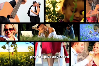 do professional video editing, weddings, youtube, memorial
