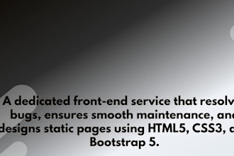 fix bug html5 and css3 within hours