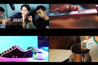 edit and create a cinematic brand commercial