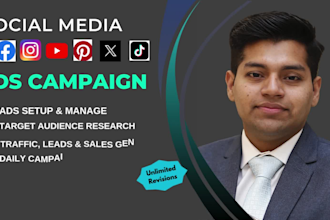 run ads for your social media accounts