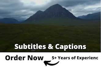 add subtitles, transcribe or captions to your video