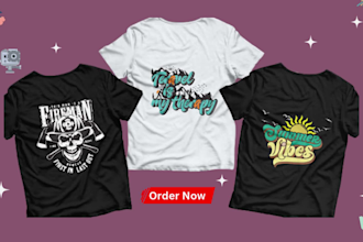 attractive  typography t shirt and vector t shirt design