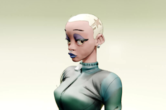 make a stylized 3d character