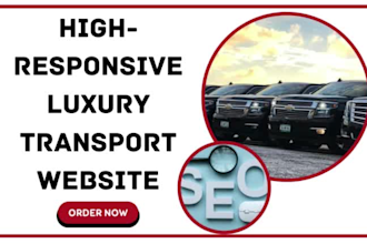 design chauffeur limousine taxi booking car rental flight booking car website