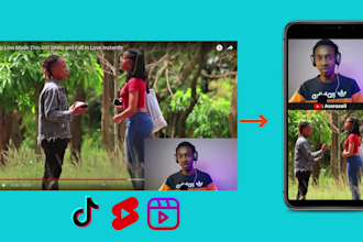 clip your reaction video for tiktok, instagram and youtube shorts