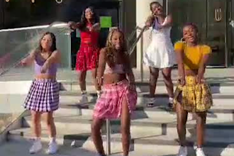 do tiktok dance, amapiano afro african gospel choreography, group afrobeat dance