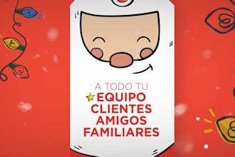 make an christmas animated video for you