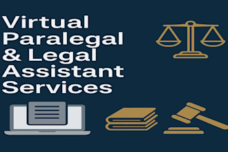 be your reliable virtual paralegal and legal assistant