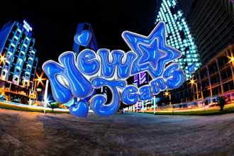 do chrome type y2k animation 3d logo, chrome typography
