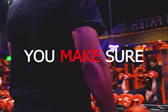 do fitness video editing including gym, workout, sports shorts