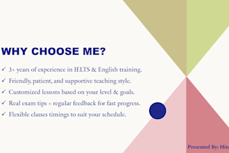 train you for ielts and help you achieve band 7 or higher