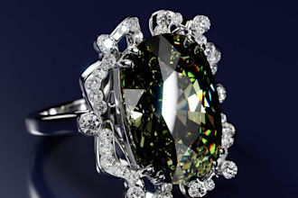 offer you product and jewelry render shots in blender, key shot