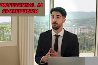 create a high quality ai spokesperson video with realistic human avatar