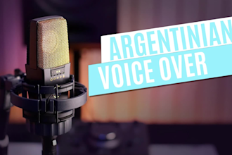 record the perfect voice for your argentinean commercial