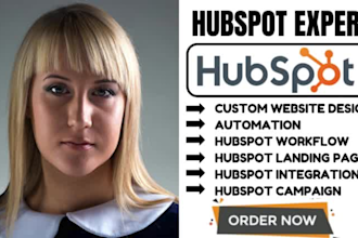 setup hubspot build hubspot website hubspot landing page hubspot blog hubspot va