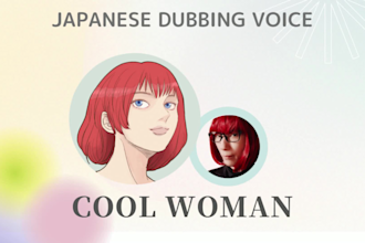 deliver pro japanese character voice