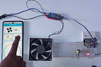control esp32 with android mobile app